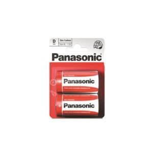 PANASONIC baterije R20RZ/2BP EU Zinc Carbon