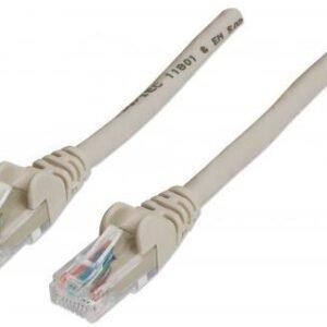 Intellinet prespojni mrežni kabel Cat.5e UTP PVC 0.5m sivi