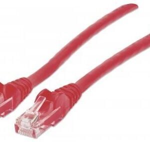 Intellinet prespojni mrežni kabel Cat.5e UTP PVC 0.5m crveni