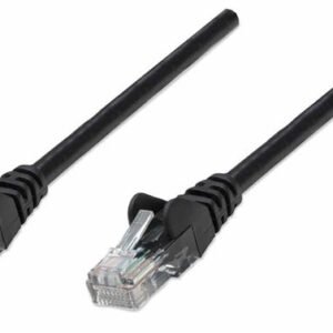 Intellinet prespojni kabel Cat.5e UTP PVC 0.5m crni
