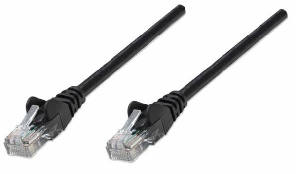 Intellinet prespojni kabel Cat.5e UTP PVC 0.5m crni