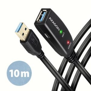 CC USB AM 3.2 (3.0)->USB AF, Akt produžni, 10m, ADR-310, AXA