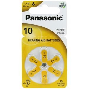 PANASONIC baterije PR230/6LB, Zinc Air