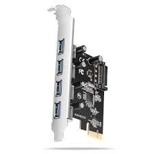 AXAGON PCEU-430RS PCIe Adapter 4x ext. USB 3.2 Gen1, PCEU-430RS, AXA