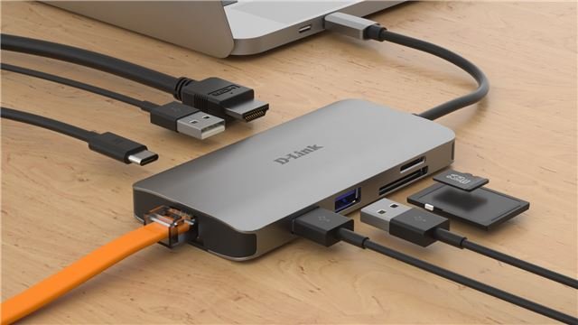 D-Link USB-C HUB 8-in-1, DUB-M810