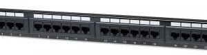 Intellinet prespojni UTP panel Cat.6 24-portni 1U 19", crni