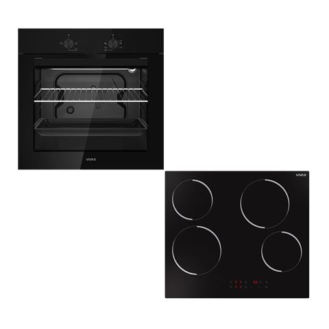 VIVAX HOME Set pećnica BO-624MS G + ugradbena ploča BH-04MVC