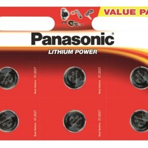 PANASONIC baterije male CR-2032EL/6BW Lithium Coin