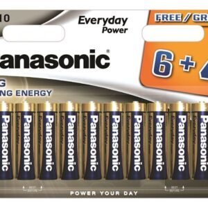 PANASONIC baterije LR6EPS/10BW 6+4F Alkal. Everyday Power