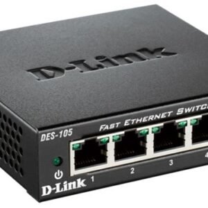 D-Link switch neupravljivi,DES-105/E (metalno kućište)