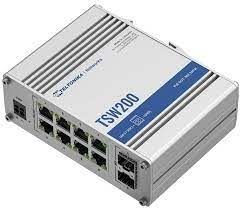 TELTONIKA Switch Industrijski 8 x 1 Gb PoE+, 2 SFP port