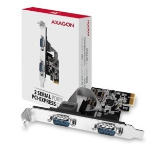AXAGON PCEA-S2N PCI-Express Adapter 2x Serial Port+LP limić