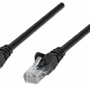 Network Cable, Cat6 compatible, CCA, U/UTP, PVC, 5 m, Black
