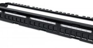 Blank Patch Panel, 24-Port, 1U, Black