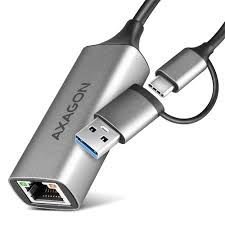 Adapter Axagon ADE-TXCA USB C/A 3.2 -> Gigabit Ethernet