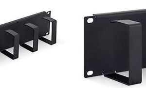 Vodilica kabela 19"/2U, 6 prstenova, crna