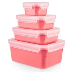 SEB Tefal set posuda N1030910 crveni