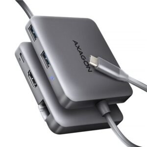 USB HUB AXAGON HMC-5HL 2xUSB 3.2 Gen 1, GLAN, HDMI HMC-5HL