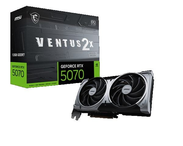 VGA MSI RTX 5070 12G VENTUS 2X OC