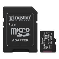 MEM SD MICRO 128GB Kingston Canvas Select Plus + Adapter SDCS3/128GB