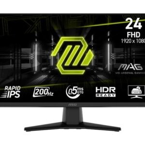 Monitor 24 MSI MAG 242F IPS, FHD, 0,5ms, 200Hz, HDMI, DP