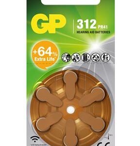 GP baterije ZA312F-ELTD6 Zinc Air Button