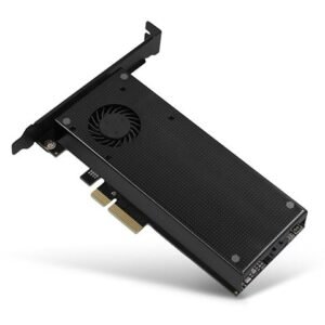 AXAGON PCEM2-DC PCI-E 3.0 x16-DUAL M.2 SSD(NVMe + SATA),sa hladnjakom