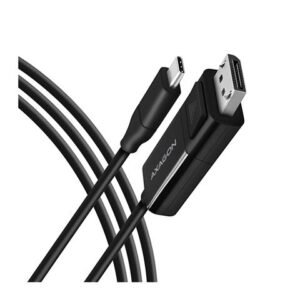 AXAGON USB-C -> DisplayPort cable 1.8m 4K/60Hz