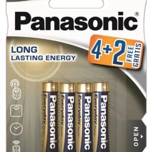 PANASONIC baterije LR03EPS/6BP 4+2F, Alkaline Everyday Power