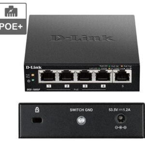 D-Link POE+ switch neupravljivi, DGS-1005P/E