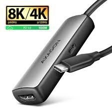 CC USB CM->HDMI 2.1 8K @60Hz, PD 100QW, RVC-HI8KPD, AXA