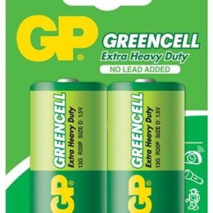 GP baterije R20-U2 D Zinc Carbon