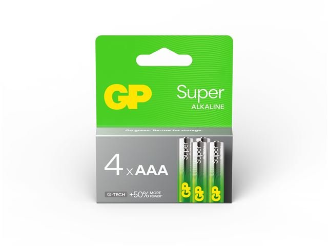 GP baterije LR03-SB4 AAA Super Alkaline