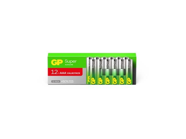 GP baterije LR03-PAB12 AAA Super Alkaline