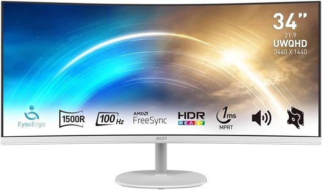 MON 34 MSI PRO MP341CQW 100Hz UWQHD VA