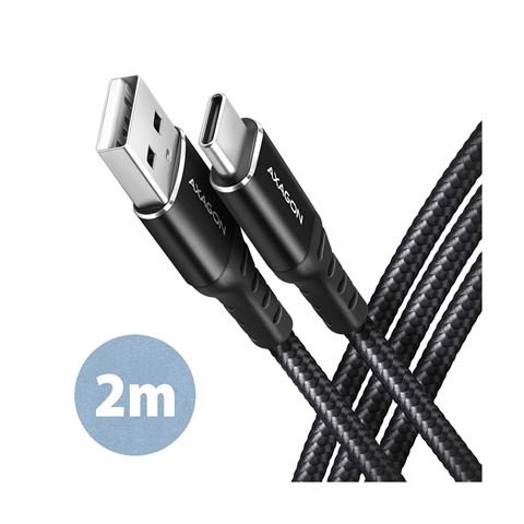 CC USB CM 2.0 USB AM, 2m, Crna, HQ, BUCM-AM20AB