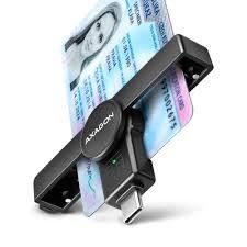 Čitač pametnih kartica AXAGON CRE-SMPC USB 2.0 Pocket Reader