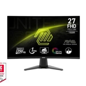 Monitor 27 MSI MAG 27C6X VA FHD 250Hz DP/2xHDMI Zakrivljen