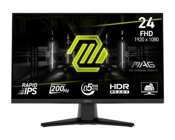 Monitor 24 MSI MAG 242F IPS, FHD, 0,5ms, 200Hz, HDMI, DP