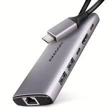 USB HUB AXAGON HMC-6G2L 2xUSB3.2 Gen 2, 1xUSB-C, HDMI, GLAN