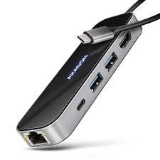 USB HUB AXAGON HMC-6GLN 2xUSB3.2 Gen 2, 1xUSB-C, HDMI, GLAN