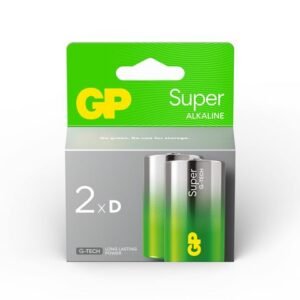 GP baterije LR20-SB2 D Super Alkaline