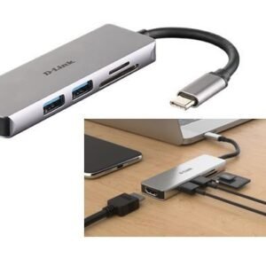 D-Link DUB-M530 5-u-1 USB-C Hub sa HDMI i SD/microSD čitačem kartica